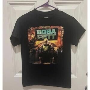Star Wars The Book of Boba Fett‎ Black T-shirt Size S